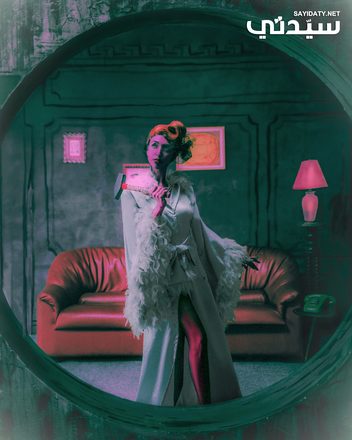 Sayidaty — The Rich Wife — a murder-mystery fashion editorial, set design by Azzi Studios, Beirut-based creative studio